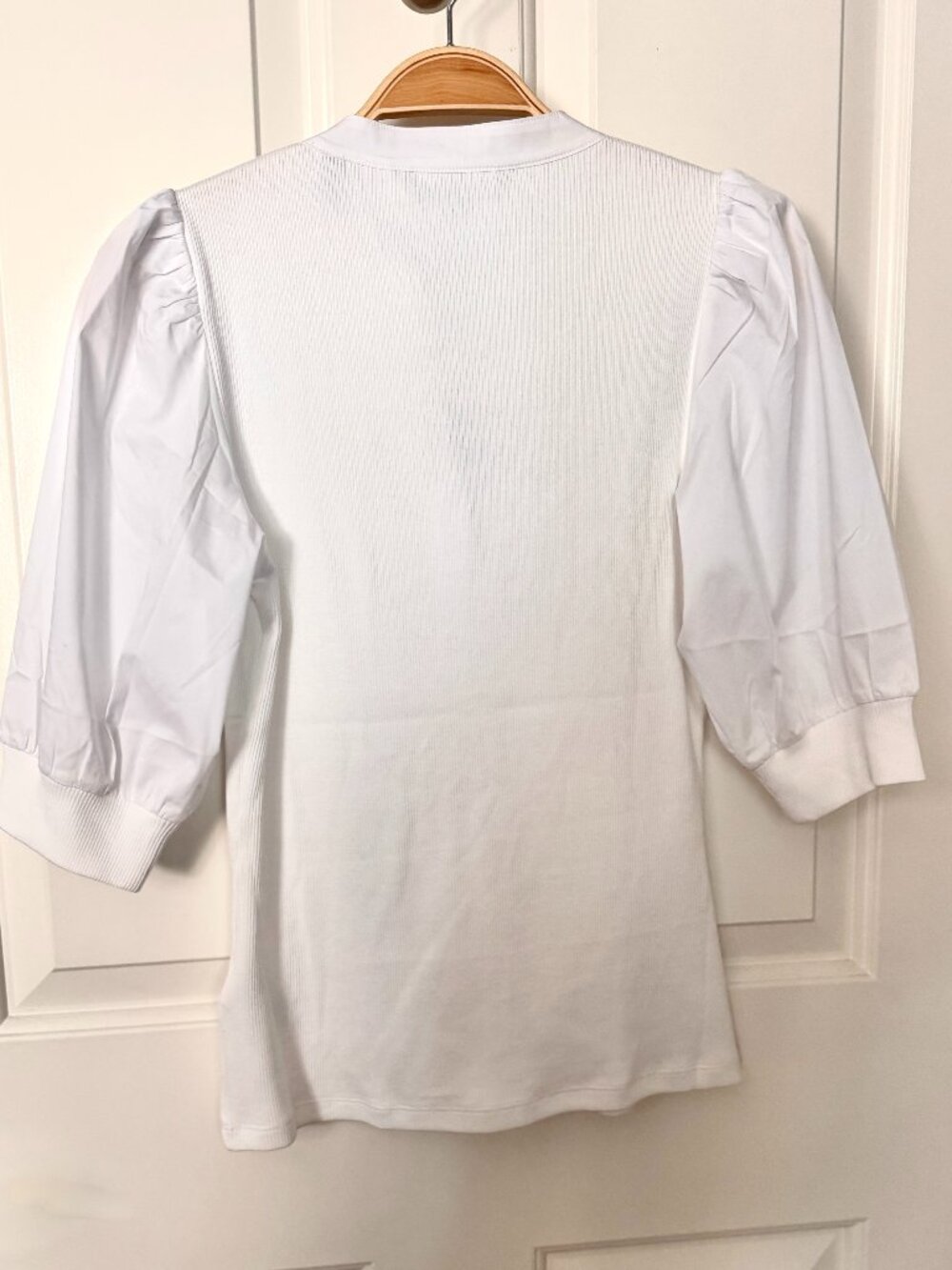 NWT: Veronica Beard Coralee Puff Sleeve Top - Picture 7 of 7